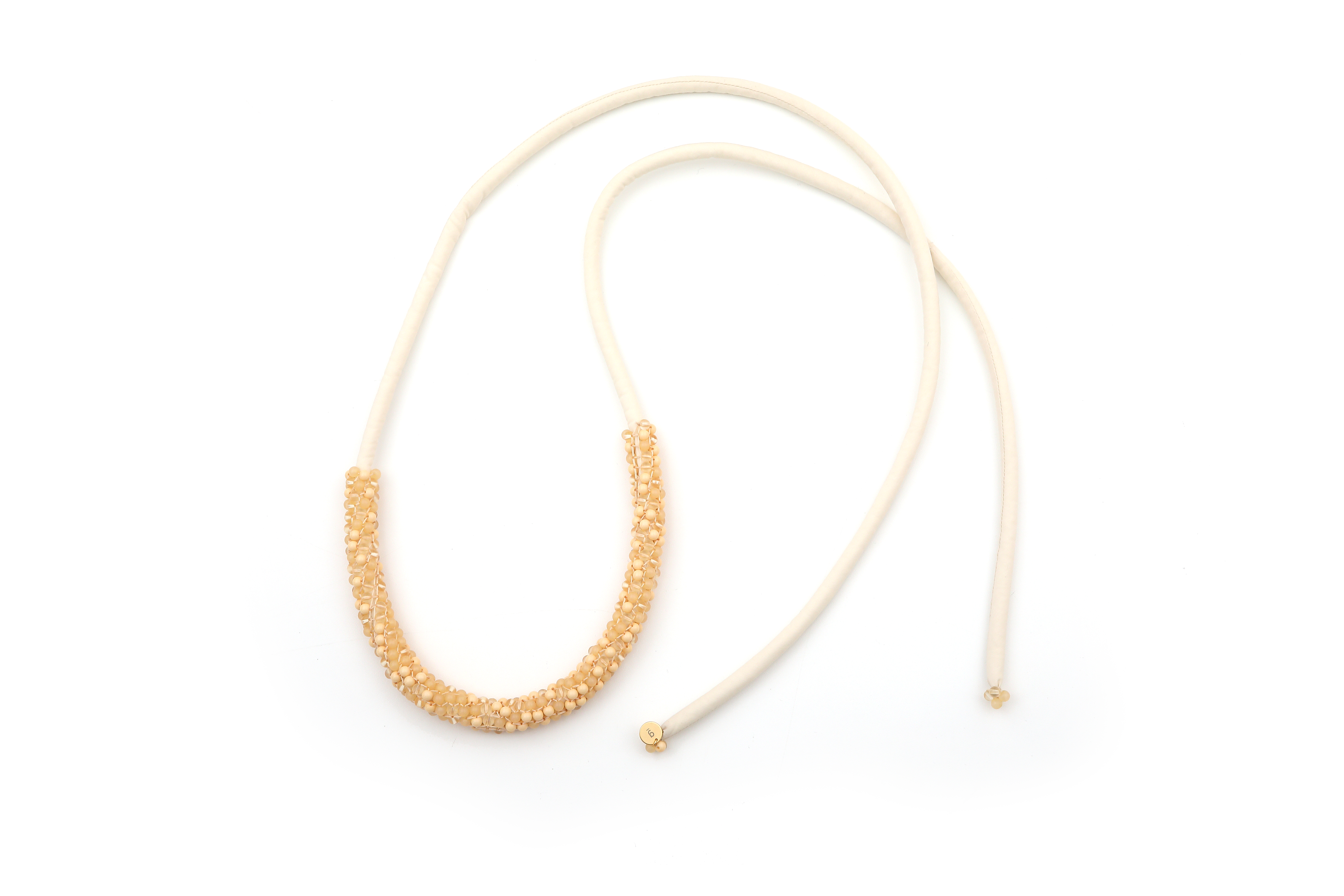 Beads Necklace- Papaya