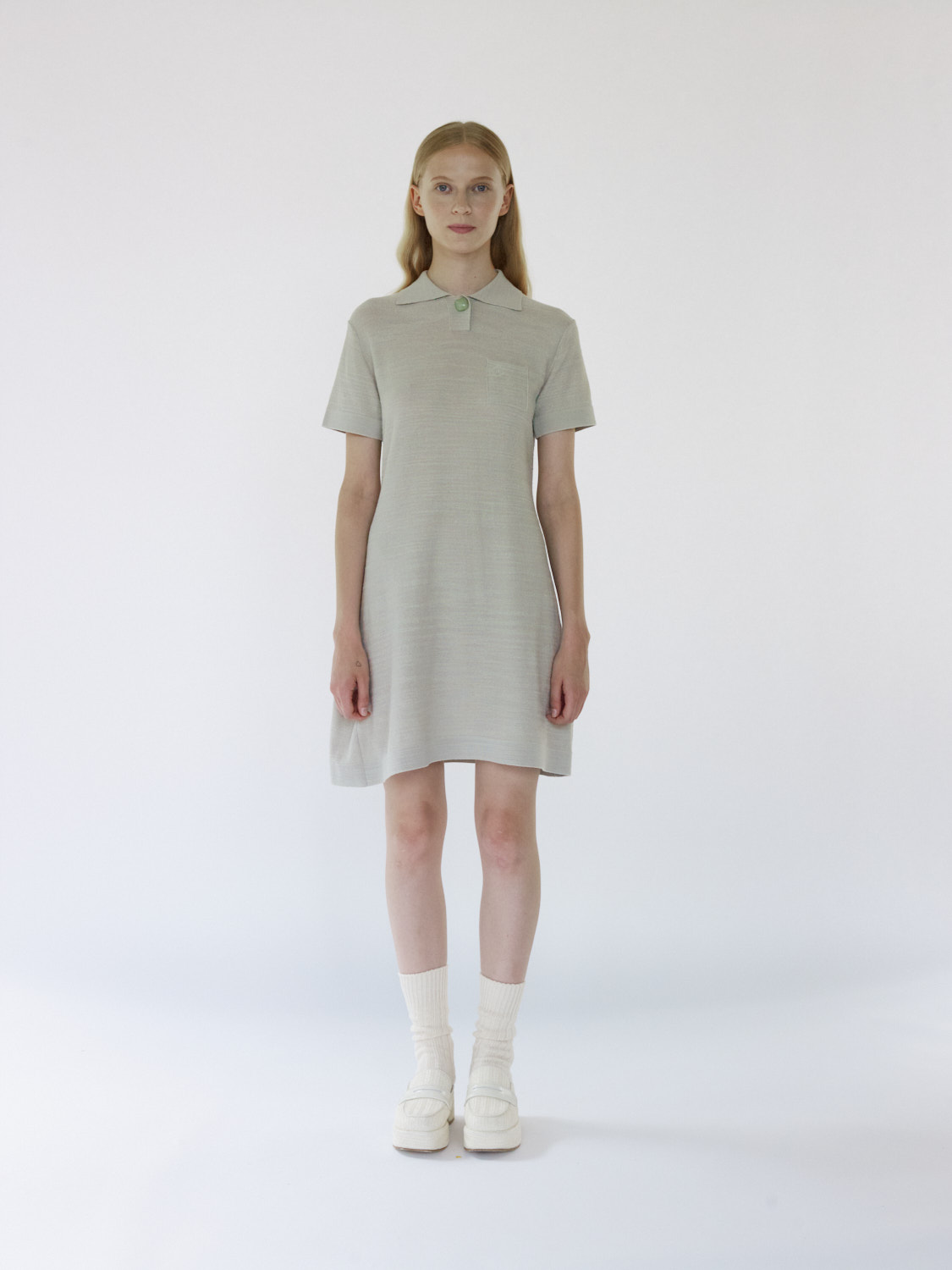 Emily Knit Mini Dress - Jade